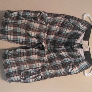 Plaid shorts